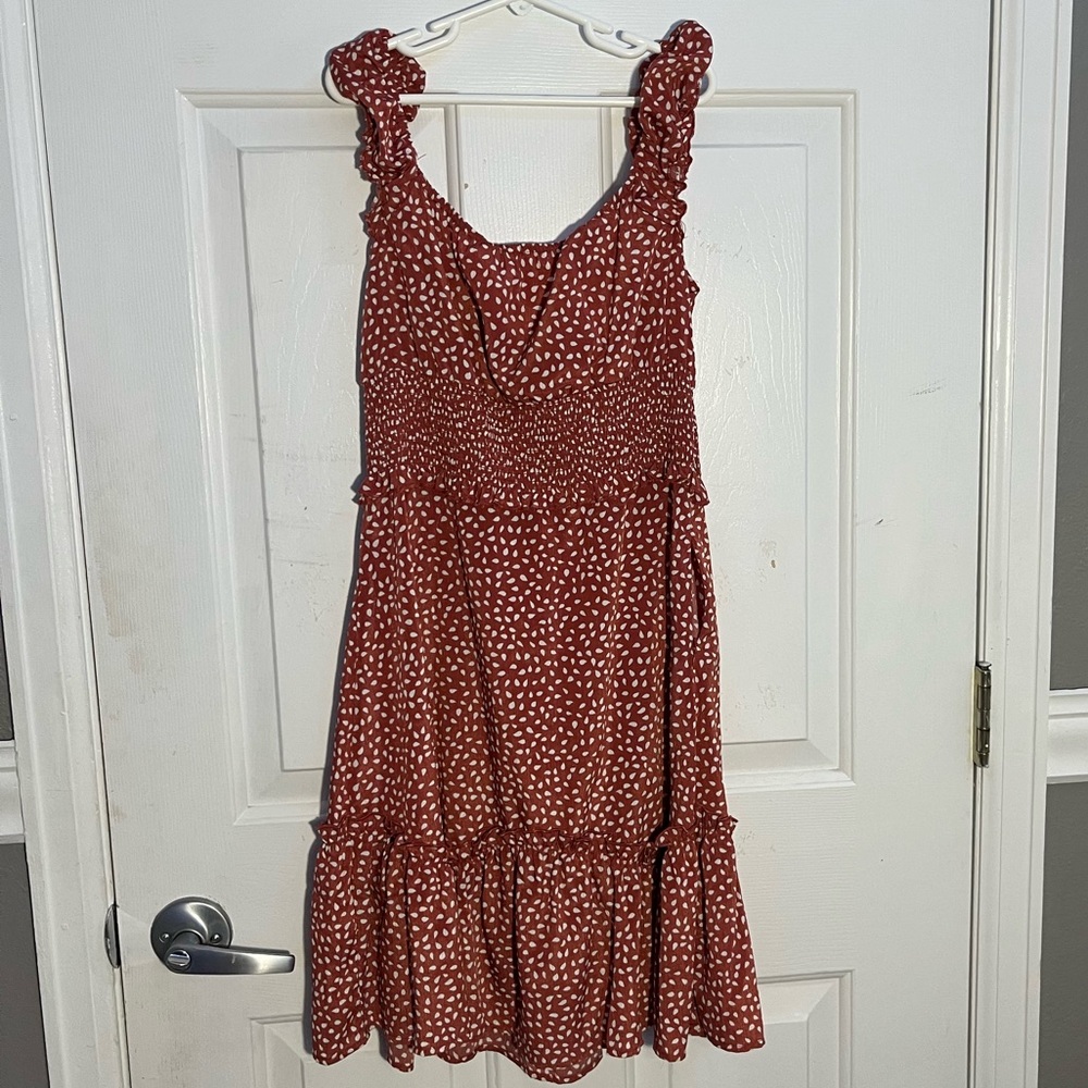 Red sundress